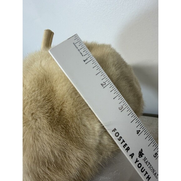 Gwenn Pennington Exclusive Rare Vintage Y2K Beige Hat  Angora Super Soft main image 5